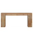 thumbnail image 3 of Fnova 70.9" Farmhouse Console Table for Entryway, Long Narrow Wood Entryway Table, Easy Assembly, Light Brown, 3 of 13