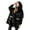 Black, variant on RUIKASI Wearable Blanket Hoodie Adult- Comfy Sherpa Blanket Hoodie Sweatshirt for Women Men, Hooded Blanket with Sleeves and Giant Pockets as Gifts for Adult, Gray, Standard