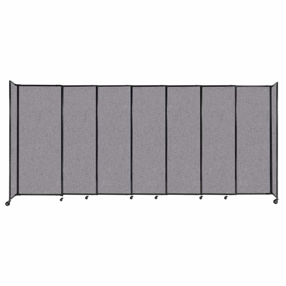 StraightWall® Sliding Portable Partition 187"Wx1"Dx73"H