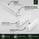thumbnail image 2 of Women's Double Edge Safety Razor Safety Razor With 5 Blades (white), 2 of 5