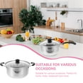 thumbnail image 3 of CRILSTYLEO 1 Set of Kitchen Cooking Utensils for Guest Entertainers Stainless Steel, 3 of 7