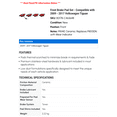 thumbnail image 2 of Front Brake Pad Set - Compatible with 2009 - 2017 Volkswagen Tiguan 2010 2011 2012 2013 2014 2015 2016, 2 of 2