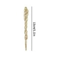 thumbnail image 3 of Christmas Snowflake Icicle Decorations 12PCS Gold Color Snowflake Icicles Ornaments Set Acrylic Christmas Ornaments for Christmas Tree Outdoor By Aousthop/ Christmas Colored Icicle Pendants, 3 of 6