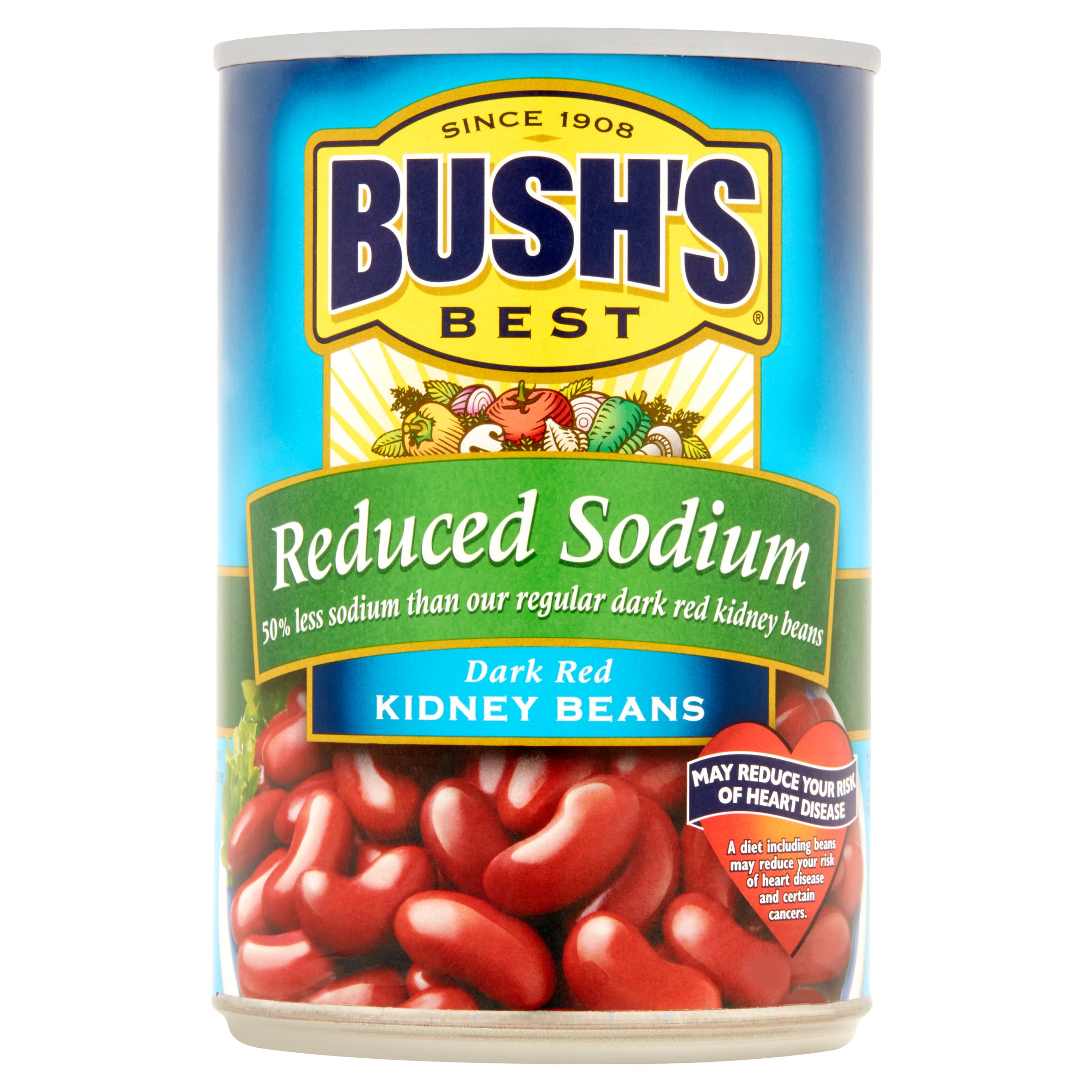 Bush's Best Reduced Sodium Dark Red Kidney Beans, 16 oz by Bush Brothers & Company