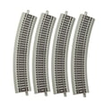 thumbnail image 2 of 4 piezas HO Scale Rail Track Juego de vías de ferrocarril Arquitectura multifuncional Escena de bricolaje Curvo, 2 of 9