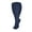 Blue, variant on 1PC No Show Socks Womens&Mens Plus Size Solid Color All Season Versatile Casual Sports Pressure Stockings Compression Socks