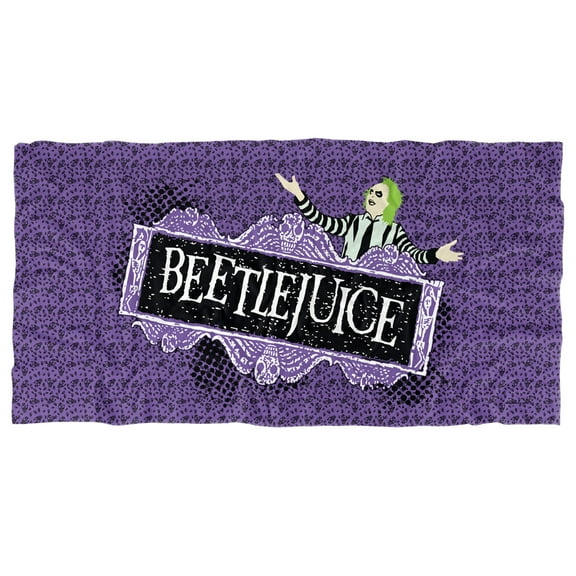 Beetlejuice Logo Officially Licensed Beach Towel 30' X 60'