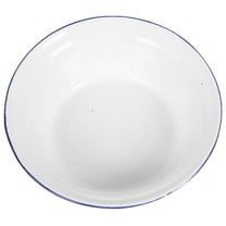 Raindrops Vintage Enamel Bowl Enamel Basin White Enamel 1Pack