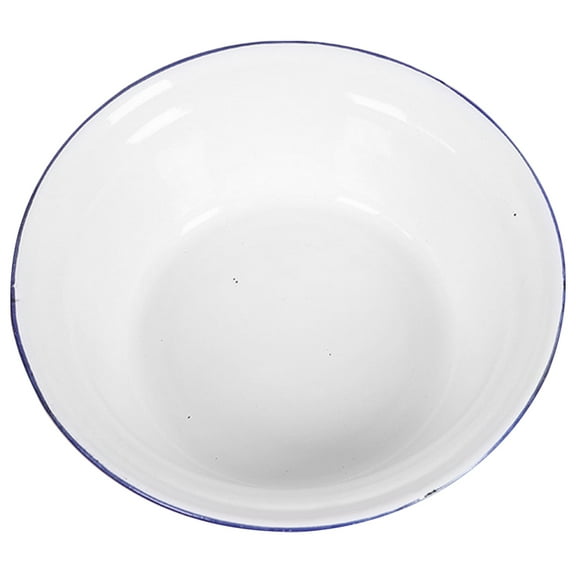 Raindrops Vintage Enamel Bowl Enamel Basin White Enamel 1Pack