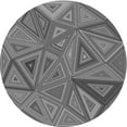 thumbnail image 1 of Ahgly Company Machine Washable Indoor Round Transitional Grey Gray Area Rugs, 5' Round, 1 of 7