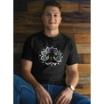 thumbnail image 2 of Chakra Meditation Mandala Graphic Men Black T-Shirt, Male Medium, 2 of 4