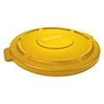 thumbnail image 6 of 22.25 in. BRUTE Self-Draining Flat Top Lids for 32 gal. Round BRUTE Containers - Yellow, 6 of 6