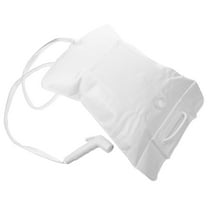 Phenofice Portable Camping Shower Bag 1 Set White PVC for Outdoor Adventure and Hiking 59.1x13.8x0.2in