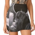 thumbnail image 4 of Now More Than Ever Bw Women's skirt Sport Skort Skirt With Pocket Fashion Korean Style Skirt 4Xl Skirts Abstract Colorful Sand, 4 of 7