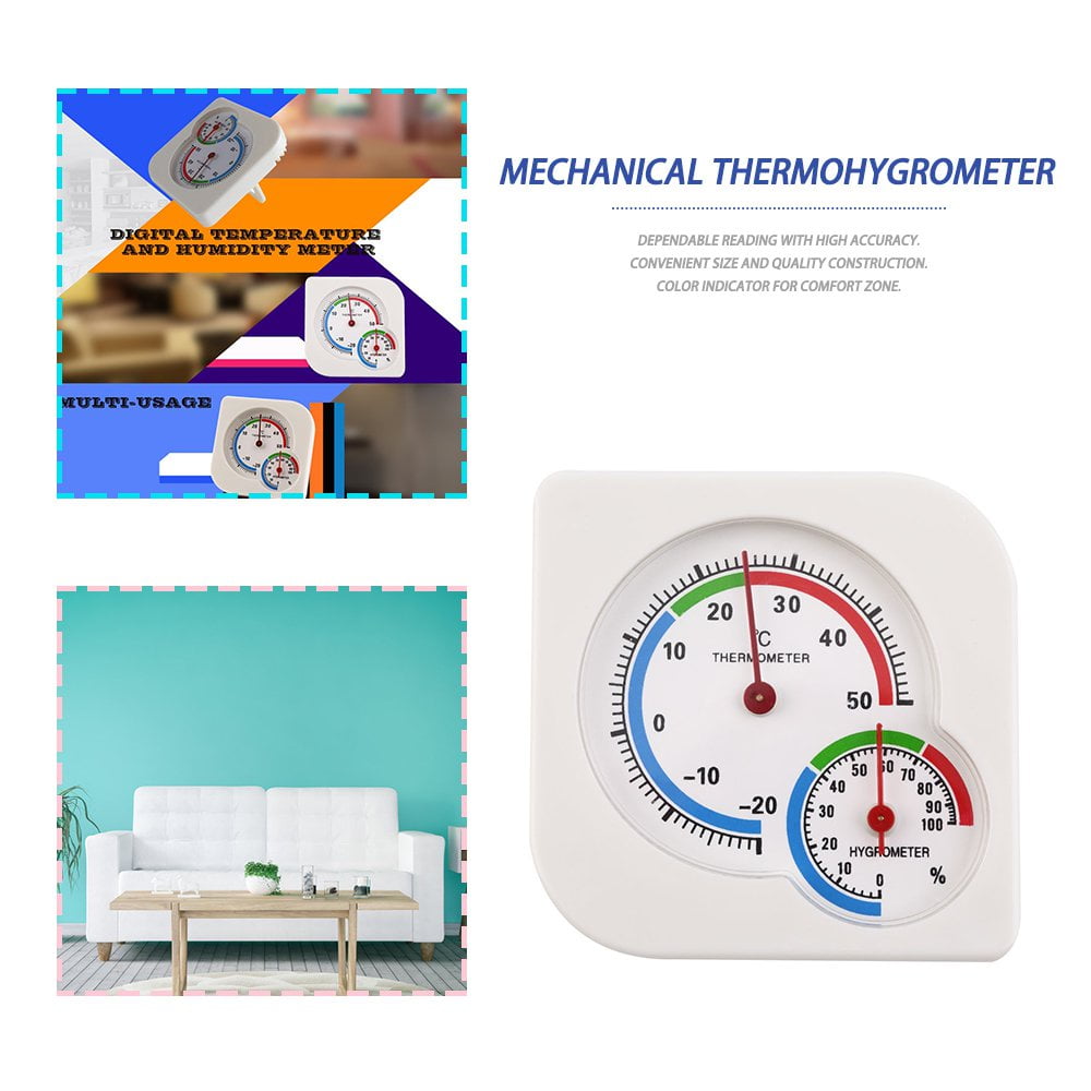 Indoor Outdoor Mini Wet Hygrometer Humidity Thermometer Temperature Meter 