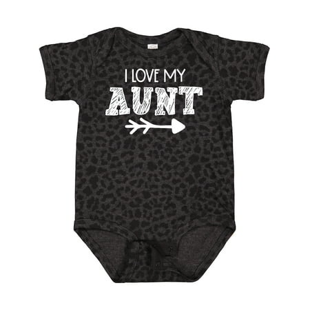 

Inktastic I Love My Aunt with Arrow Gift Baby Boy or Baby Girl Bodysuit