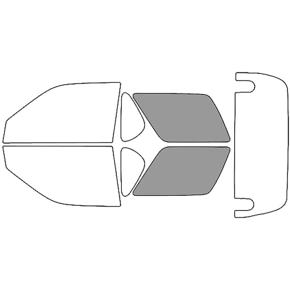Avery Dennison NR Nano Ceramic IR Window Tint Kit Compatible with Isuzu Amigo 1998-2000 - Cargo -