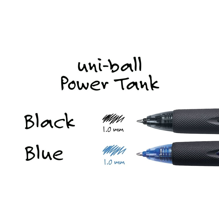 Uni-ball Power Tank Retractable Ballpoint Pen, Pressurized Ink