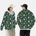 thumbnail image 4 of Gaeub Green Frogs Men's and Women's UPF 50+ Long-Sleeved Sun Protection Clothing, Fishing Shirt Long Sleeve Zip-Large, 4 of 7