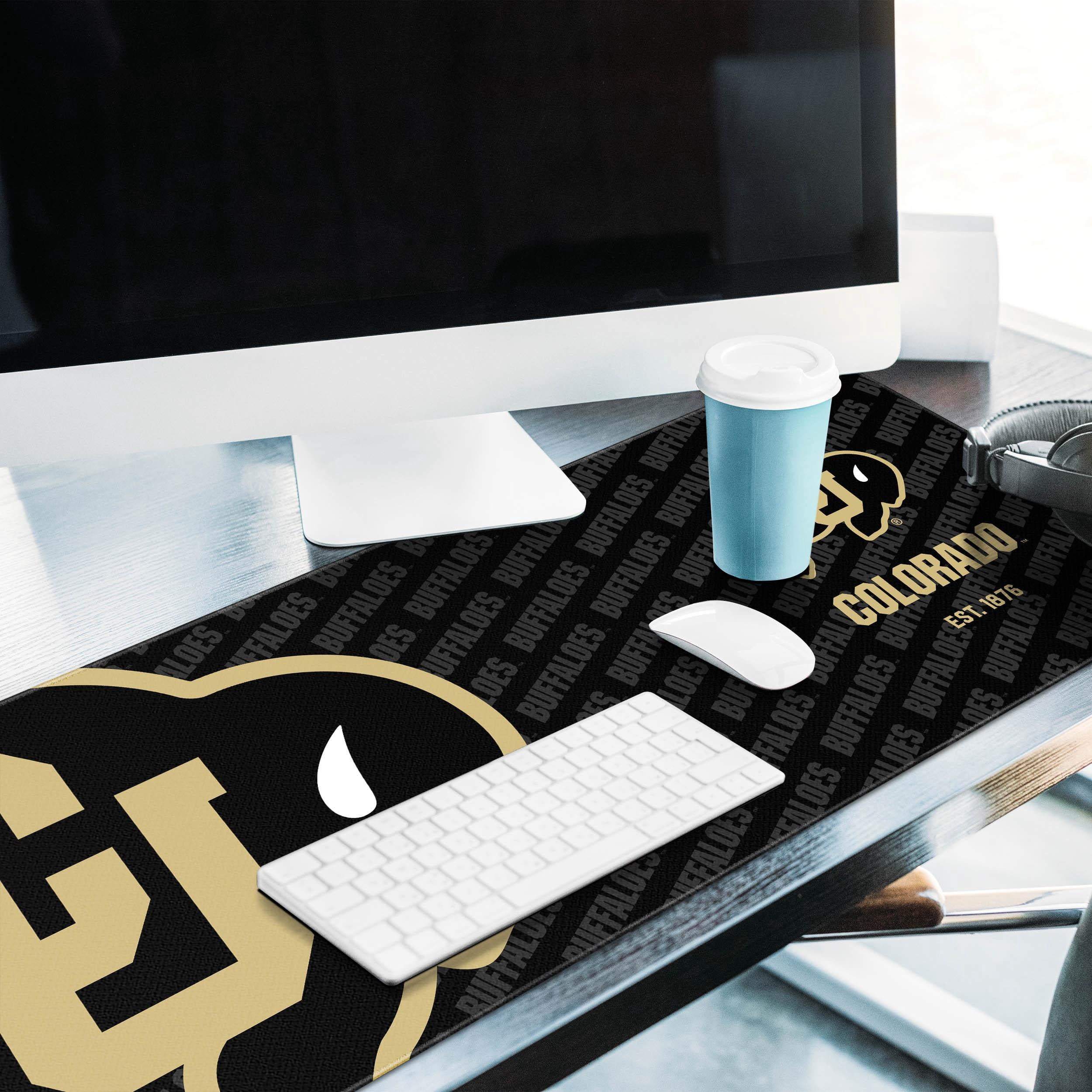 YouTheFan NCAA Colorado Buffaloes Logo Series Desk Pad SMU