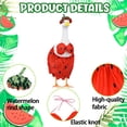 thumbnail image 4 of Red Summer Porch Goose Outfits Set, Includes Goggles, Shorts and Swimming Ring Bikini Goose Porch Clothing for Outdoor Swimming Pool Garden Yard Patio Lawn Statue(23 Inches), 4 of 8