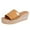 Yellow, variant on VerPetridure Sandals for Women Casual Summer Women Bowknot Beach Summer Slippers Platform Slope Heels Plus Size Shoes