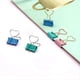 thumbnail image 4 of Clips Metálicos para Carpetas con en Forma de Corazón, 60 Piezas, Color Azul, 4 of 5