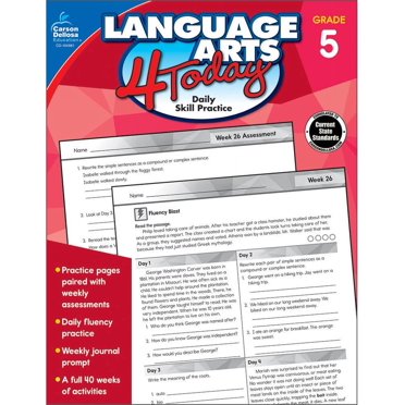 Carson-Dellosa Publishing Common Core 4 Today Workbook, Language Arts ...