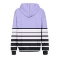 thumbnail image 4 of Winter Coats for Women Fall Outfits for Women 2025 Casual Printed Zippered Long Sleeved Hooded Sweater Jacket Top, 4 of 6