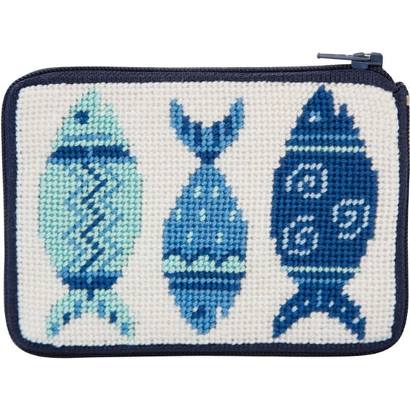 Blue Fishes Coin Purse