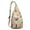 Beige-1, variant on Trip Essentials Sling Backpack - Compact Lightweight Shoulder Bag for Vacation & City Exploration, Fashionable Anti-Theft Design