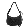 thumbnail image 1 of Bolso Mano Elegante para Mujer Con Cordón Fruncido Y Lazo Diario, 1 of 9