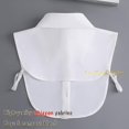 thumbnail image 7 of LoudSung Fake Collar Detachable Half Shirt Blouse False Collar Academic Style Suit Vest Design for Women Girls, 7 of 7