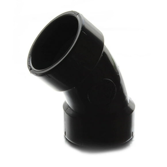 LaSalle Bristol Raccord de Valve de Déchets d'Égout 632503 45 Degrés Coudé; Glissière de 3 Pouces; Plastique ABS