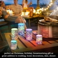 thumbnail image 4 of Yayeee Flameless Candles with Remote Flickering Battery Operated Multi Color Changing, Green Colorful Circles, 4 of 7
