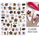 thumbnail image 2 of Fiudx Ofertas Flash Artículos En Oferta Cj-Flor Hojas Doradas Pegatinas Artísticas Para Uñas Diseño De Papel De Transferencia Pegatinas Para Uñas Estilo Tropical Manicura Tema De Verano, 2 of 3