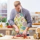thumbnail image 1 of Easter Home Printing Linen Imitation Apron Kitchen Fouling Multi Functional Apron, 1 of 3