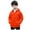 style-02 Orange, variant on Kogui Boy Winter Coat Girls Metallic Shine Hooded Puffer Jacket Packable Warmth Padded Winter Coat Size 5T 6T (Orange,5-6 Years)