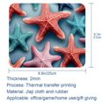 thumbnail image 5 of Starfish Gaming Mouse Pad, Desk Mat, Square 8.3x9.8 Inch Non-Slip Rubber Bottom Printed for Office and Gaming, 5 of 6