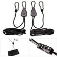 thumbnail image 3 of A Pair of Adjustable LED Grow Light Hangers,1/8 Inch Heavy Duty Adjustable Grow Light Ratchet Rope Hangers (Grow Light Hangers), 3 of 6