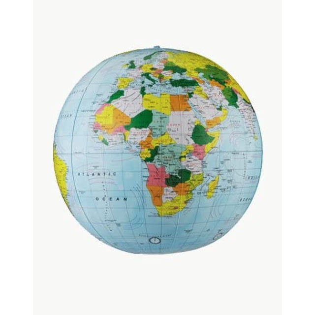 Globo Terraqueo Inflable 40cm de diametro Estilo Político Replogle Globes 16001