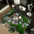 thumbnail image 3 of Dreamtimes Lightweight Soft Area Rugs Sheepdog On Flowers Floor Mat for Kids Playing Room Hardwood Floor Living Room 80 x 58 inch Nursery Rugs, 3 of 6