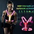 thumbnail image 4 of Reflective Running Vest Gear,Light Up Vest Runners Night Walking, 4 of 5