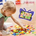 thumbnail image 5 of Dteck Case for Fire HD 8 / HD 8 Plus (12th/10th Gen,2022/2020), Butterfly Case with Kickstand Light EVA Full Boby Drop Protective Rugged Shockproof Kid-Proof Fire HD 8 Case for Kids,Purple, 5 of 7