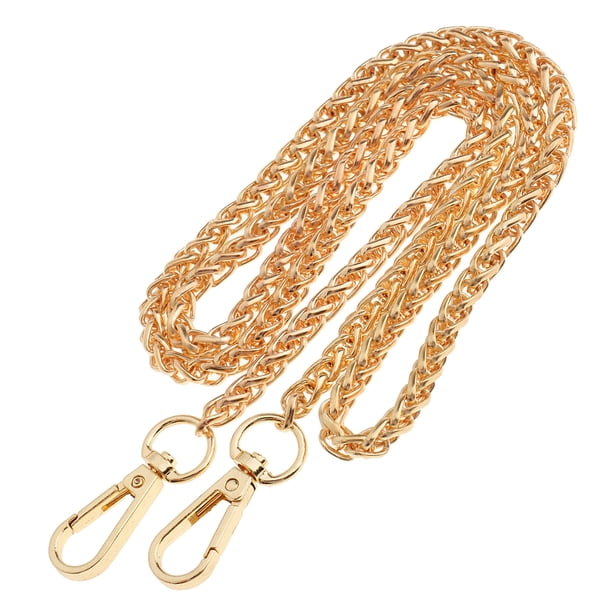 Accesorios de repuesto para bolso de mano, bandolera o bolso de hombro, con cadena y asa, color dorado