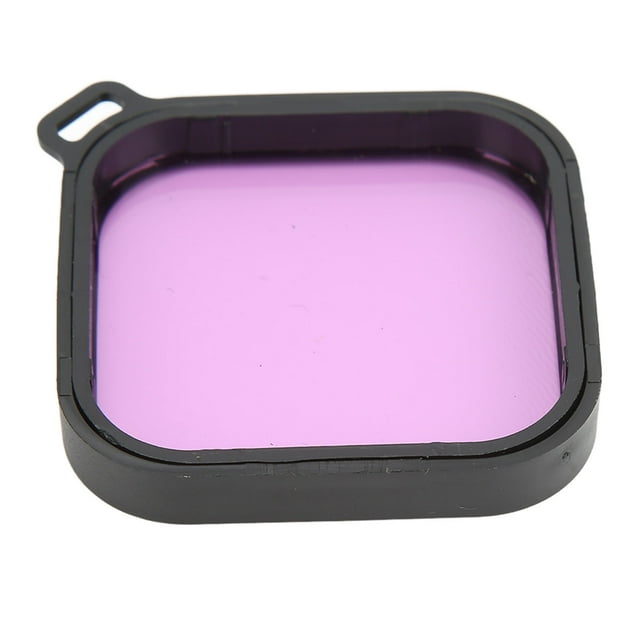 Dive Housing Filter, High Light Transmittance High Hardness Waterproof Case Dive Filter For Action Camera Purple Filter