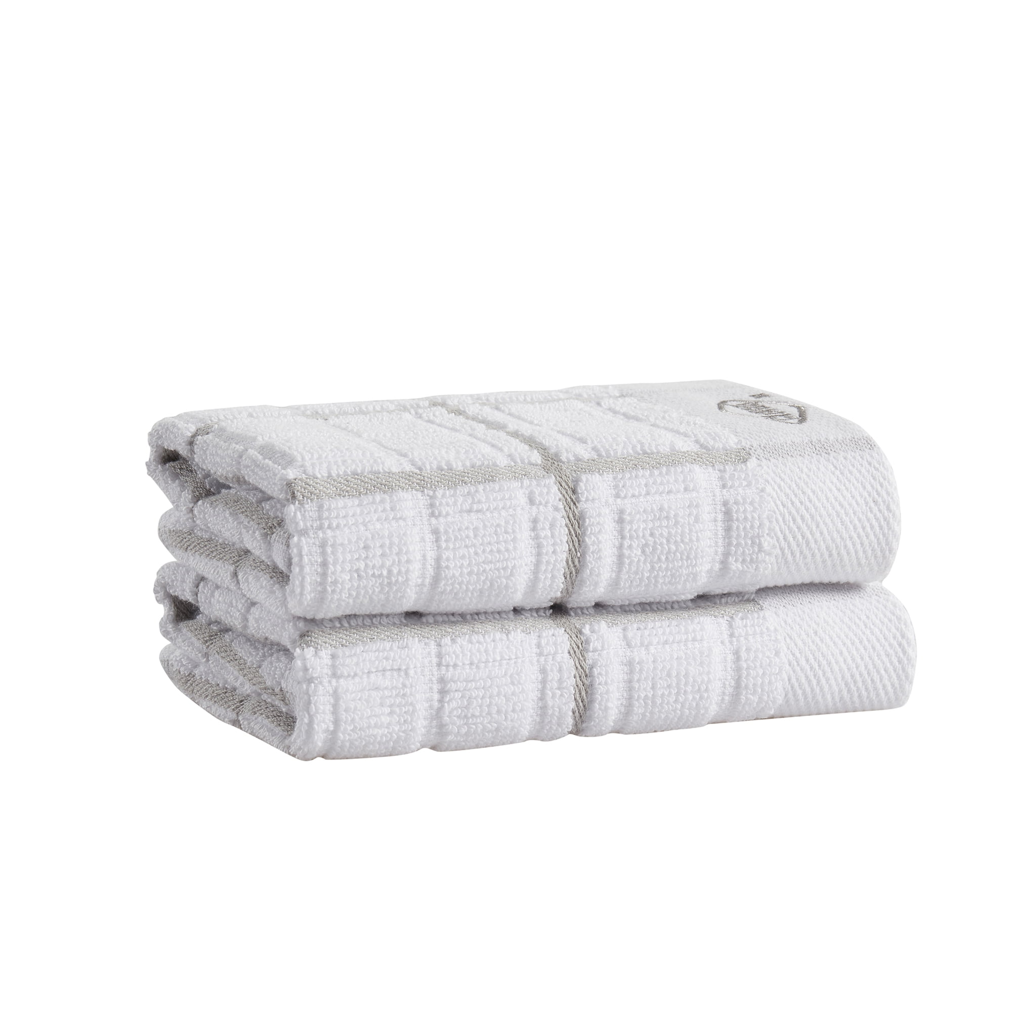 (2 pack) Clorox Cotton Kitchen Towel 1 Pack, Absorbent for Cooking, Drying Dishes, Cleaning - (26" x 16") Gray