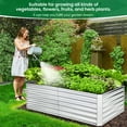 Funcid Galvanized Raised Garden Beds 6ftx3ftx2ft Large Metal Garden ...