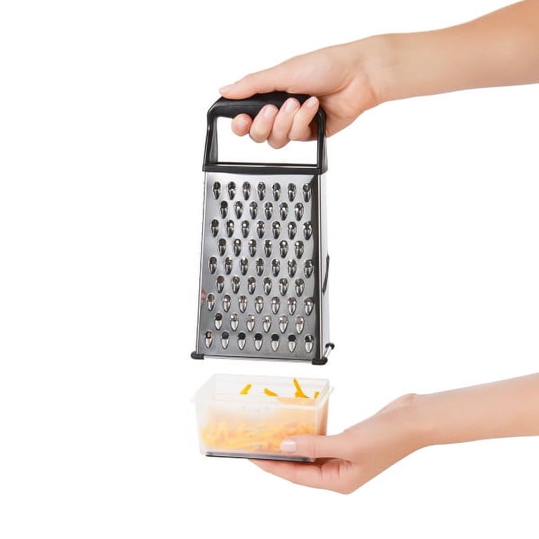 OXO SoftWorks 12" Stainless Steel Box Grater, Black photo 2