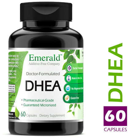 Emerald Laboratories (Ultra Botanicals) - DHEA 50 mg - Helps Balance Hormone Levels for Men & Women, Cognitive Function Support, Increase Metabolism, & Promotes Lean Body Mass - 60
